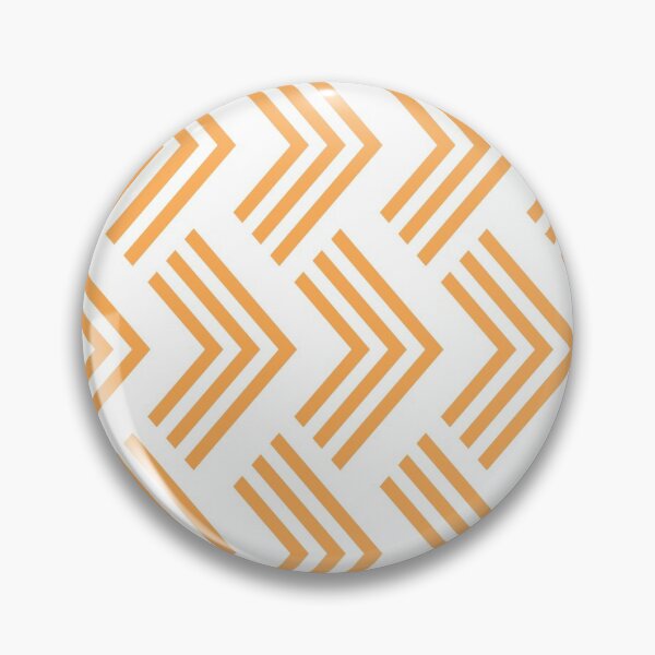 Item preview, Mid-tone Orange and White Chevron Pattern Pairs 2022 Trending Color (Hue / Shade / Colour) Pantone Marigold 14-1050 designed and sold by ColorOfTheYears.