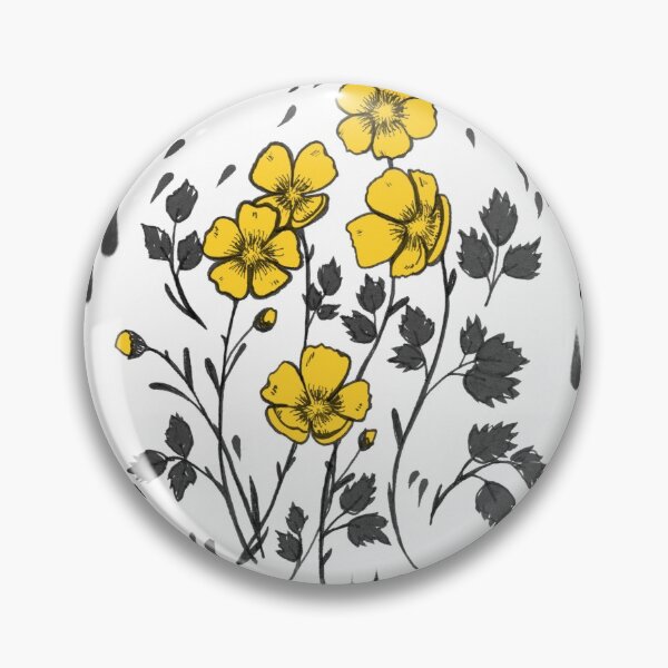 Artikelvorschau, Gelbes Butterblumen-Blumenmuster entworfen und verkauft von JJLosh.
