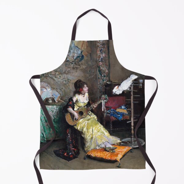 Item preview, Woman With a Parrot by Raimundo Madrazo designed and sold by academic-art.