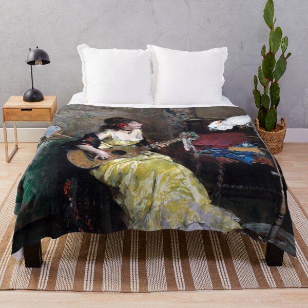 Item preview, Woman With a Parrot by Raimundo Madrazo designed and sold by academic-art.