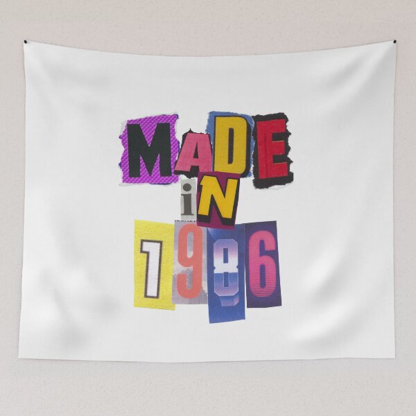 Item preview, Made in 1986 in ransom letters designed and sold by PrettyRansom.