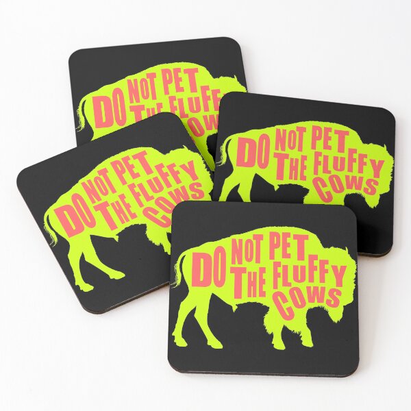 Item preview,  Do Not Pet The Fluffy Cows designed and sold by printhappy4you.