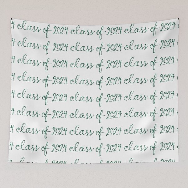 Item preview, Class of 2024 Cursive Green designed and sold by CGBCreative.