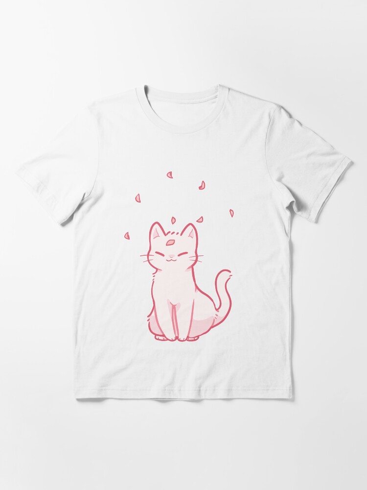 sakura cat Essential T-Shirt