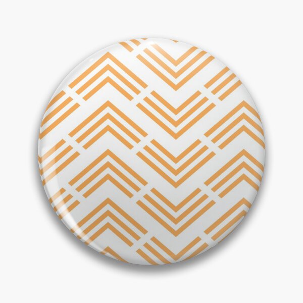 Item preview, Mid-tone Orange and White Chevron Arrow Pattern Pairs 2022 Trending Color (Hue / Shade / Colour) Pantone Marigold 14-1050 designed and sold by ColorOfTheYears.