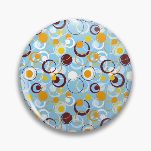 Item preview, Stylish And Elegant Pattern, With Golden, Brown And White Circles designed and sold by The-Fantasy.