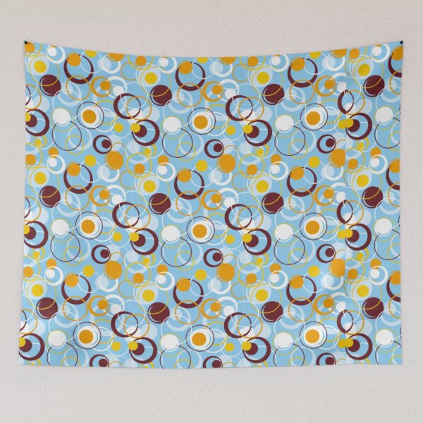 Item preview, Stylish And Elegant Pattern, With Golden, Brown And White Circles designed and sold by The-Fantasy.