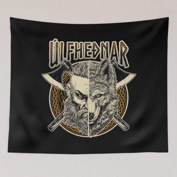 Item preview, Norse Viking Wolf Ulfhednar Pagan Warrior Ulfhedinn designed and sold by BluePagan.