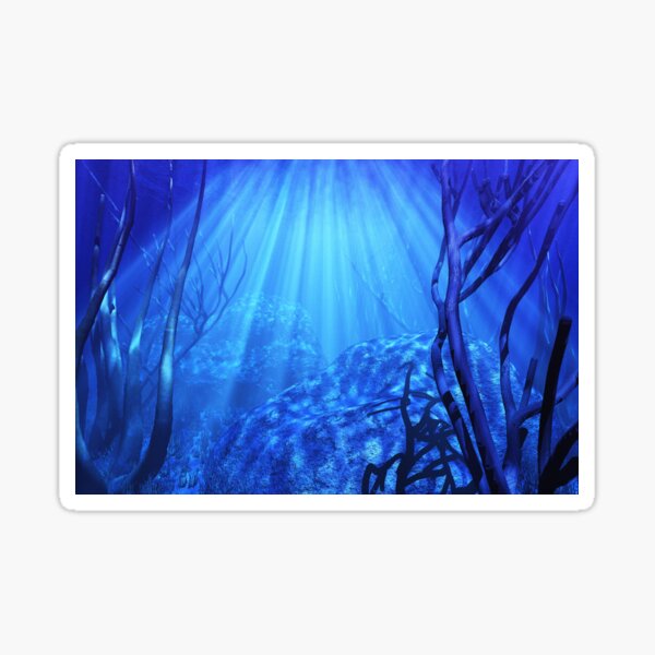 Deep Blue Ocean Sticker