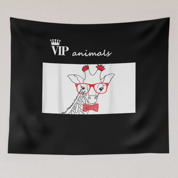 Item preview, Animal Giraffe With Sunglasses Bow Tie designed and sold by tolivia.