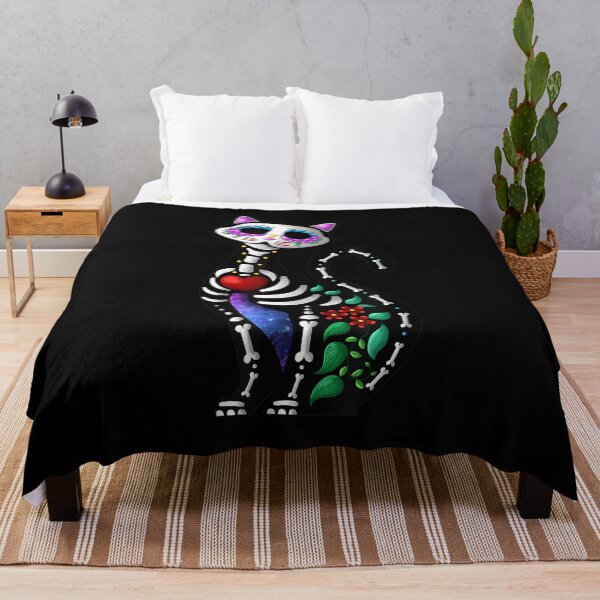 Item preview, Sugar Skull Cat Dia De Los Muertos Mexican Gift designed and sold by tolivia.
