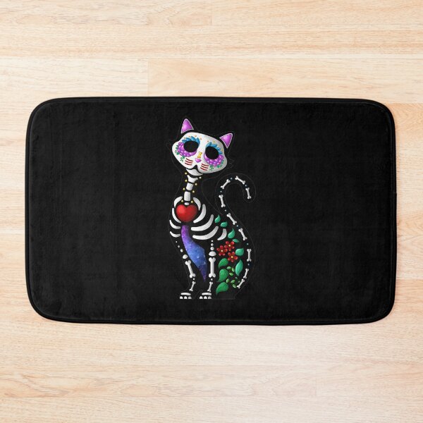 Item preview, Sugar Skull Cat Dia De Los Muertos Mexican Gift designed and sold by tolivia.