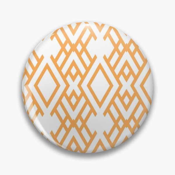 Item preview, Orange and White Geometric Striped Pattern Pairs 2022 Trending Color (Hue / Shade / Colour) Pantone Marigold 14-1050 designed and sold by ColorOfTheYears.