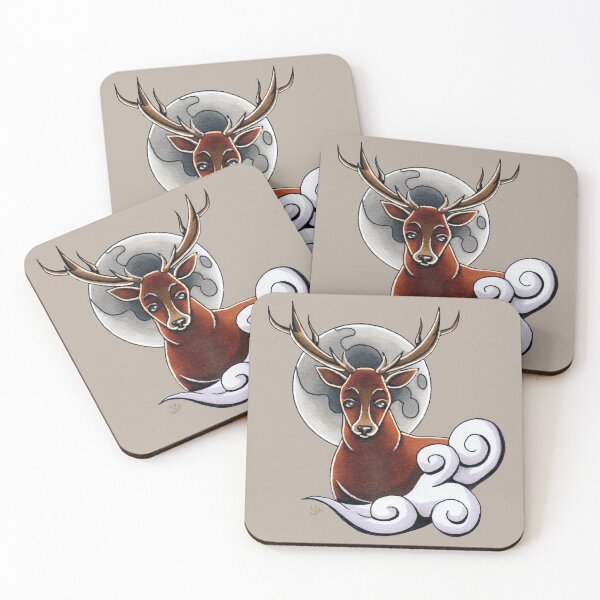 Item preview, Moonlight Stag (BEIB) designed and sold by MBsWorkshop.
