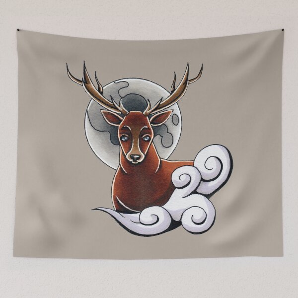 Item preview, Moonlight Stag (BEIB) designed and sold by MBsWorkshop.