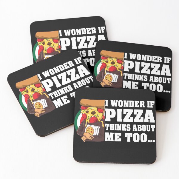 Item preview, I Wonder If Pizza Thins About Me Too For Pizza Fans designed and sold by Cedinho.