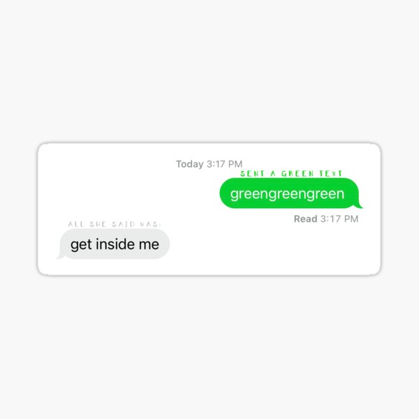 GREENGREENGREEN par Chase Atlantic Sticker