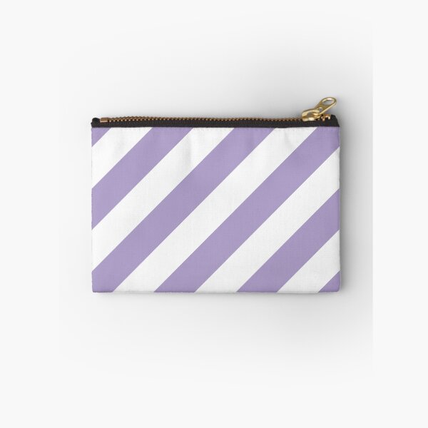 Item preview, Pastel Purple and White Diagonal Stripe Pattern Pairs 2022 Trending Color (Hue / Shade / Colour) Pantone Purple Rose 15-3716 designed and sold by ColorOfTheYears.