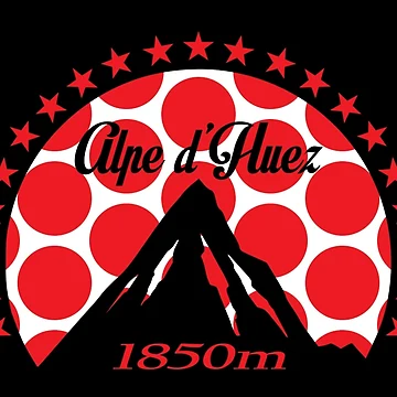 Aperçu de l'œuvre Alpe d'Huez (Pois Rouges) de sher00