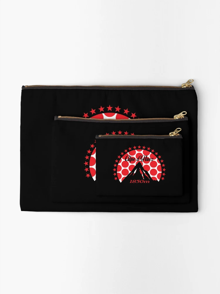 Aperçu 2 sur 4. Pochette avec l'œuvre Alpe d'Huez (Pois Rouges) créée et vendue par sher00.