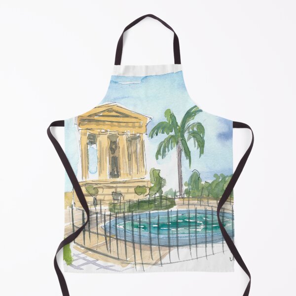 Item preview, Valletta Malta Upper Barrakka Gardens with Fountain designed and sold by artshop77.
