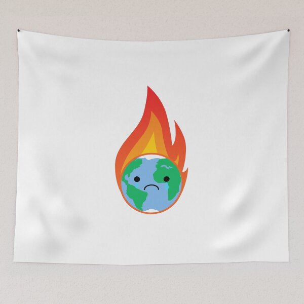 Item preview, The Planet is on Fire ! - Burning Earth designed and sold by merzak7.