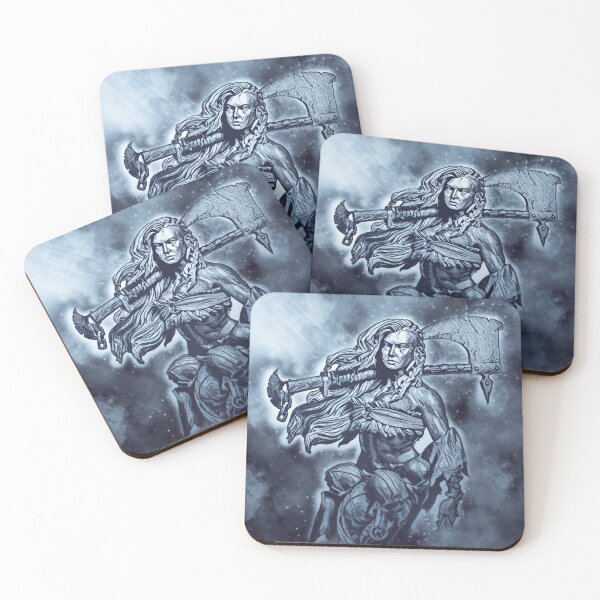 Item preview, VIKING Shieldmaiden Fierce Female Warrior Fantasy  art designed and sold by Naumovski.
