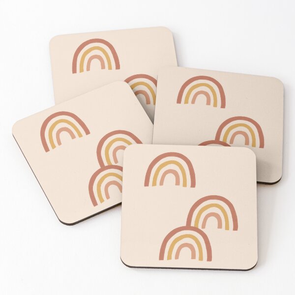Item preview, Boho Rainbows on Taupe designed and sold by latheandquill.