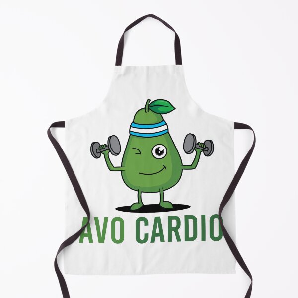 Item preview, Avocado Cartoon Funny Cardio Gym designed and sold by The-Fantasy.