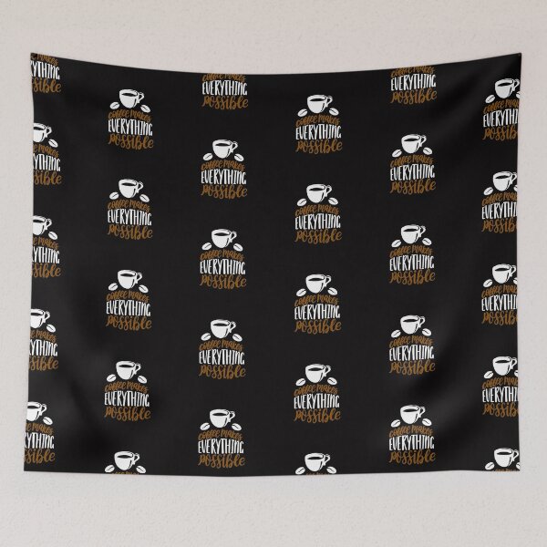 Item preview, Coffee Makes Everything Possible Cup & Beans designed and sold by WearWolfDesigns.