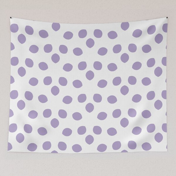 Item preview, Pastel Purple and White Shape Ornamental Pattern Pairs 2022 Trending Color (Hue / Shade / Colour) Pantone Purple Rose 15-3716 designed and sold by ColorOfTheYears.