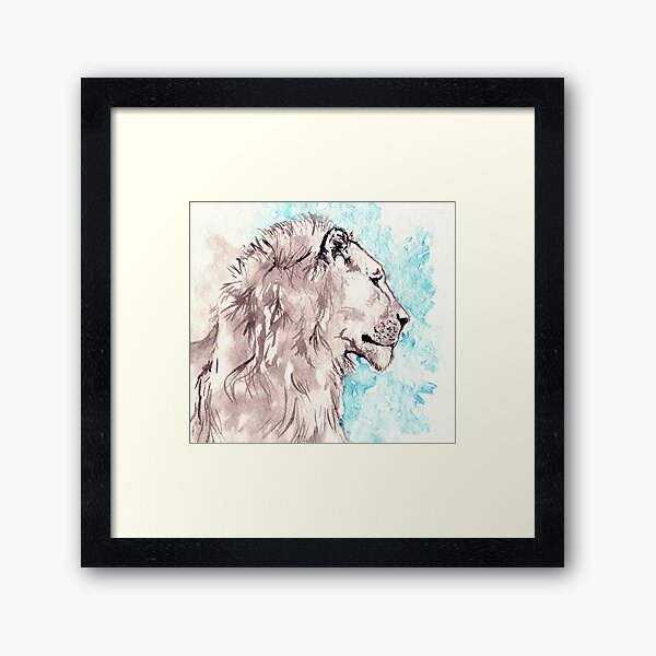 Little mane Framed Art Print