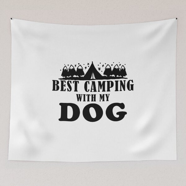 Item preview, Camping with My Dog Sweet Puppy Gifts for Who Love Dogs designed and sold by AchrafOc.