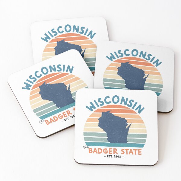 Item preview, The State of Wisconsin /Wisconsin – The Badger State designed and sold by Q3Designs.