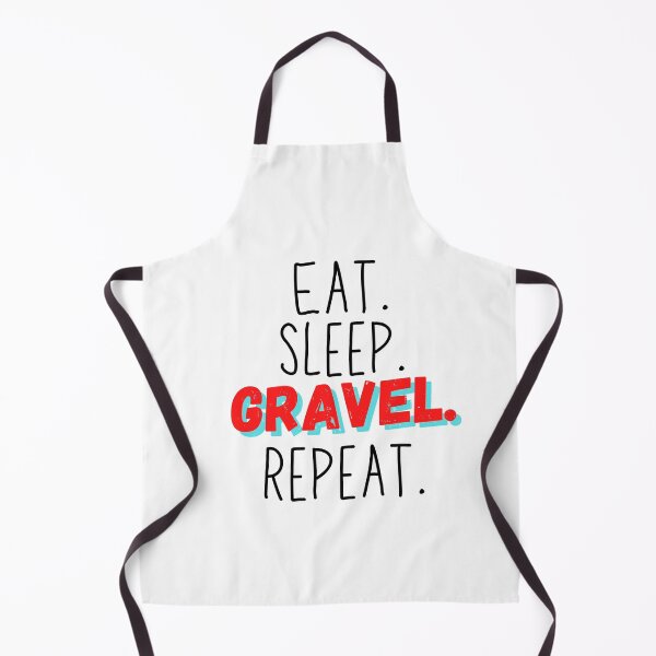 Item preview, Gravelbike Sticker Eat sleep gravel repeat designed and sold by lucomini.