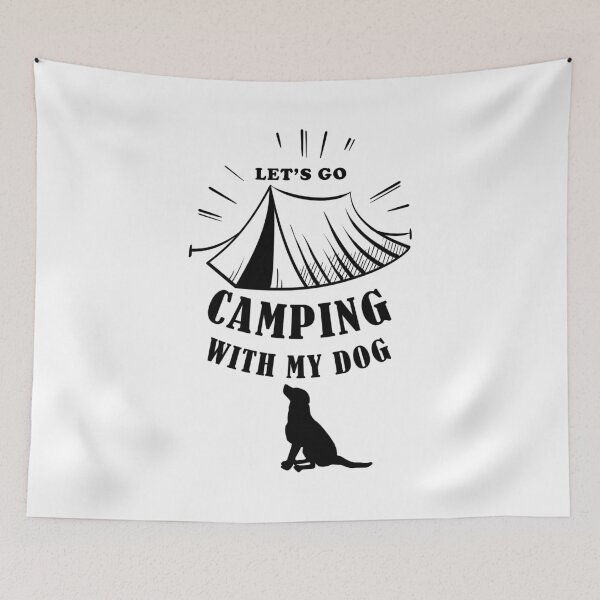Item preview, Let's Go Camping with My Dog Sweet Puppy Gifts for Who Love Dogs designed and sold by AchrafOc.