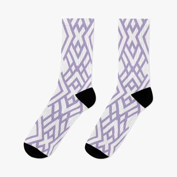 Item preview, Pastel Purple and White Geometric Striped Pattern Pairs 2022 Trending Color (Hue / Shade / Colour) Pantone Purple Rose 15-3716 designed and sold by ColorOfTheYears.