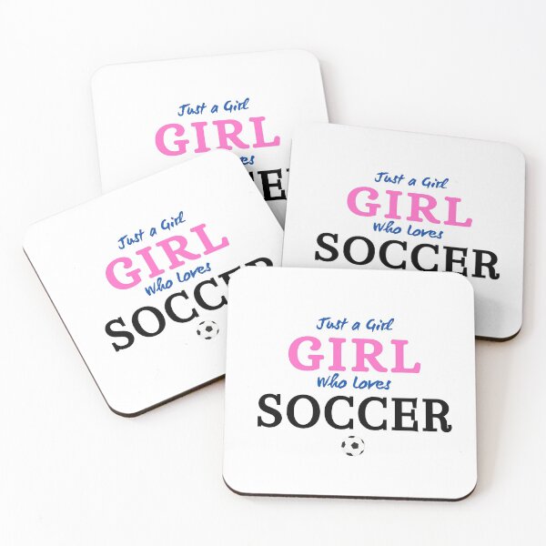 Item preview, Just a GIRL who loves SOCCER designed and sold by tshirtfever.