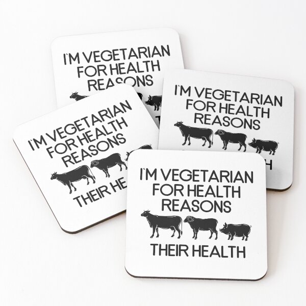 Item preview, World Vegetarian Day - Plant Lovers - Animal Lover's - Funny Veggie - I'm Vegetarian For Health Reasons  designed and sold by QUEEN-WIVER.