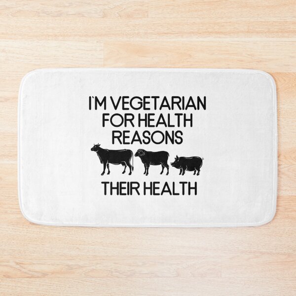 Item preview, World Vegetarian Day - Plant Lovers - Animal Lover's - Funny Veggie - I'm Vegetarian For Health Reasons  designed and sold by QUEEN-WIVER.