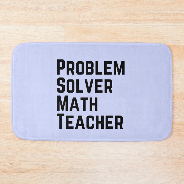 Item preview, Problem Solver Math Teacher designed and sold by Zaibo.