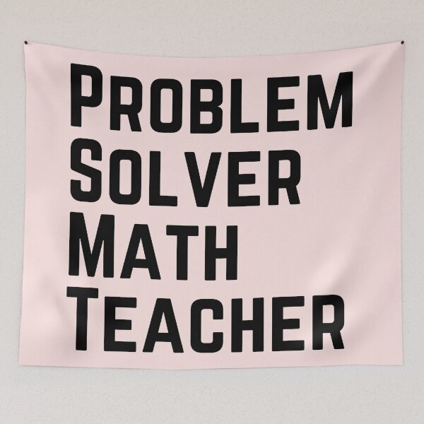 Item preview, Problem Solver Math Teacher designed and sold by Zaibo.