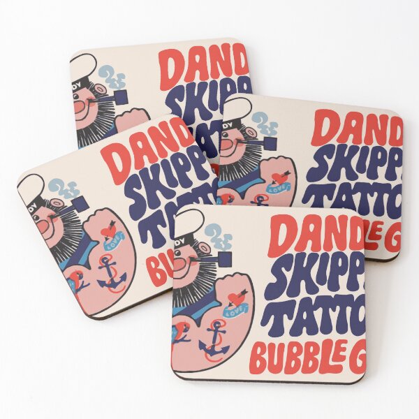 Item preview, Dandy Skipper Tattoo Bubble Gum designed and sold by ANORAKATTIC.