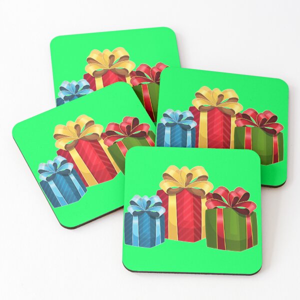 Item preview, Blue, Red And Green Gift Boxes designed and sold by Phantasmal-2-do.