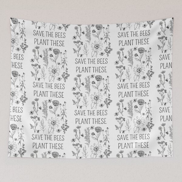 Item preview, Save The Bees - Butterfly Flower designed and sold by GionaSophia.