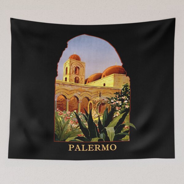 Item preview, Palermo Vintage Artwork - Palermo Sicily Art Reproduction designed and sold by molamode.