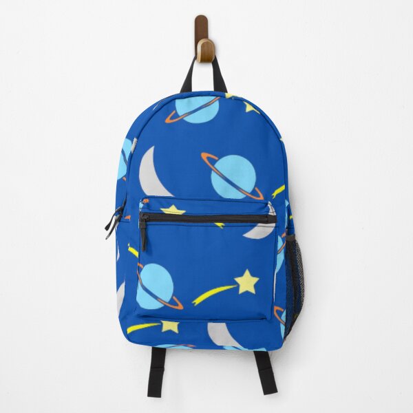 Item preview, Saturn, Moon and Starts Blue Galaxy Pattern designed and sold by silviaol.