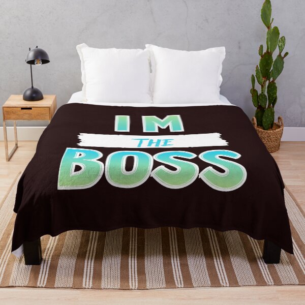 Item preview, i m the boss hats designed and sold by AhmedXhah.