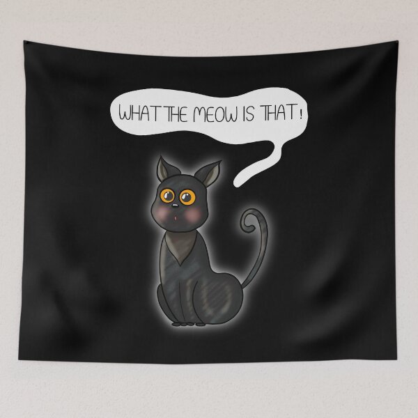 Item preview, Black cat funny quote - cats lover  designed and sold by Fatamimosh.