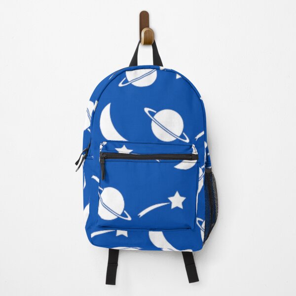 Item preview, Saturn, Moon and Starts Blue Galaxy Pattern designed and sold by silviaol.